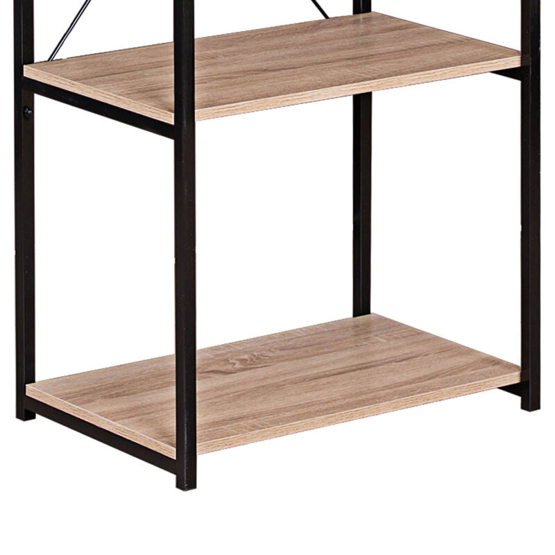 Clothes Rail Dress Garment Hanging Display Stand Rack Unit with Storage Shelves