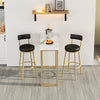 Bar Table and 2 Stools Set Breakfast Counter Height Kitchen Dining Room MJ