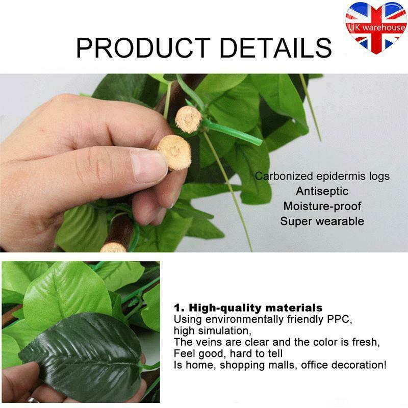 Garden Screening Expanding Trellis Fence Privacy Screen Artificial Ivy Leaves7