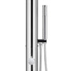 Garden Shower with Brown Base 225 Stainless Steel N6J6
