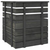 6 Piece Garden Pallet Set Solid Pinewood Dark Grey Q1S6