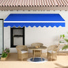 Manual Retractable Awning Patio Canopy Shelter 2X1.5M,2.5X2M,3X2.5M,3.5X3M,4X3M