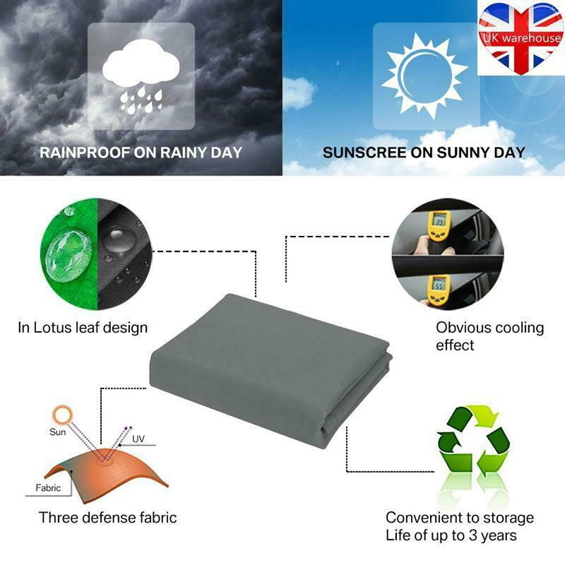 Sun Shade Sail Canopy Garden Patio Awning 98% UV Block Sunscreen Outdoor Screen