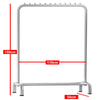 Heavy Duty Clothes Rail Rack Garment Hanging Display Stand Shelves Shoes Storage