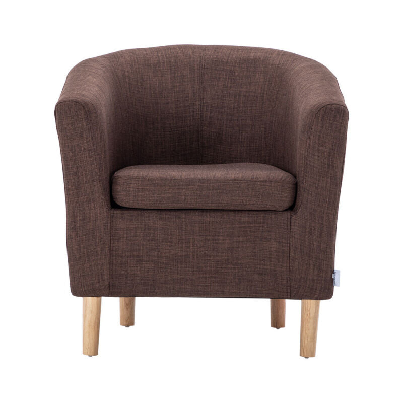 Victorian Retro Accent Armchair Wing High Back Chair Upholstered Lounge Fabric