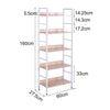 3/4/5 Tier Ladder Shelf Bookcase Storage Shelving Unit Corner Rack Display Stand