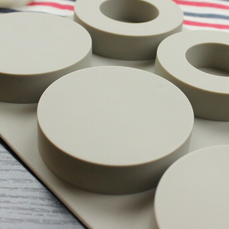 6 Cavities Silicone Rectangle Handmade Soap Cake Making Mold Craft Supplies UK