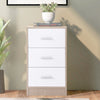 Bedside Table Storage Cabinet Chest of 3 Drawers Living Room Bedroom Furniture