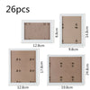 26PC White Wall Mount Photo Frames Multi Picture Wall Set Living Room Home Decor