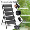 5-Tier Raised Garden Bed 113CM Vertical Flowers Vegetable Planter Box Decoration