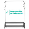 Heavy Duty Clothes Rail Rack Garment Hanging Display Stand Shoes Storage Shelves