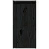 TV Cabinets 6 pcs Black Solid Wood Pine N7C8