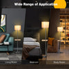 Modern Floor Lamp Standing Lamp with Shelf Plate and Dual USB Charging Ports