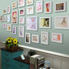 26PC White Wall Mount Photo Frames Multi Picture Wall Set Living Room Home Decor