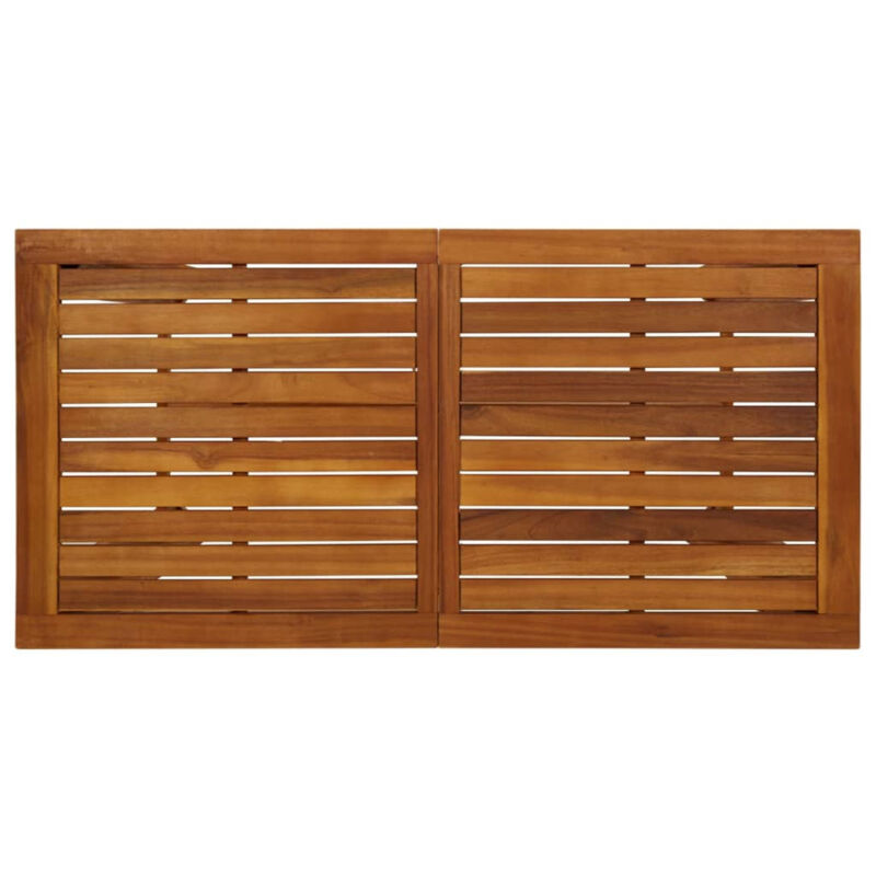 7 Piece Garden Bar Set Solid Wood Acacia Q0N4