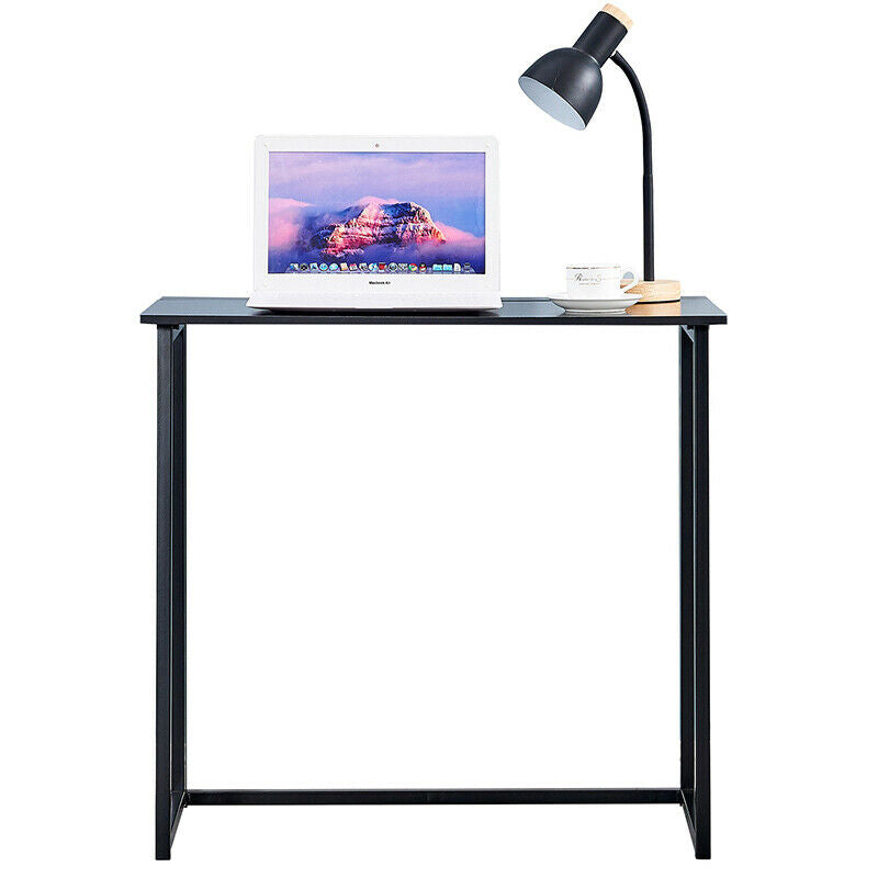 Computer Desk PC Laptop Table Office Desk Folding Portable Workstation Black BN