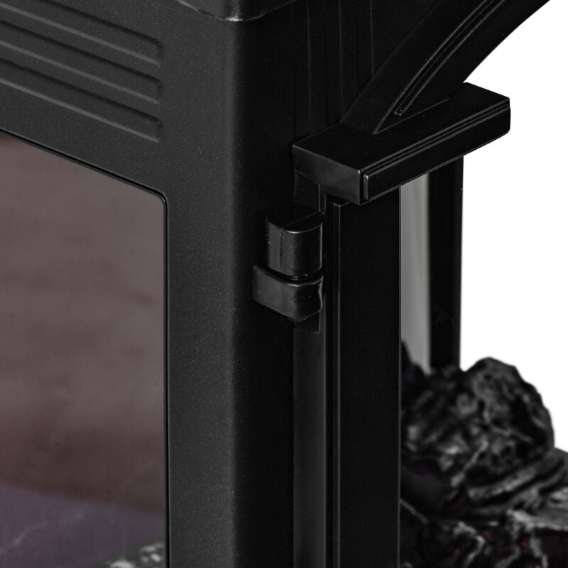 Electric Fireplace Fire Wood Flame Heater Stove Living Room Log Burner Fan Heat