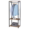 Clothes Rail Rack Heavy Duty Garment Hanging Display Stand with Storage Shelves