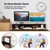 120cm Computer Desk Industrial Home Office Desk Study Writing Workstation Brown