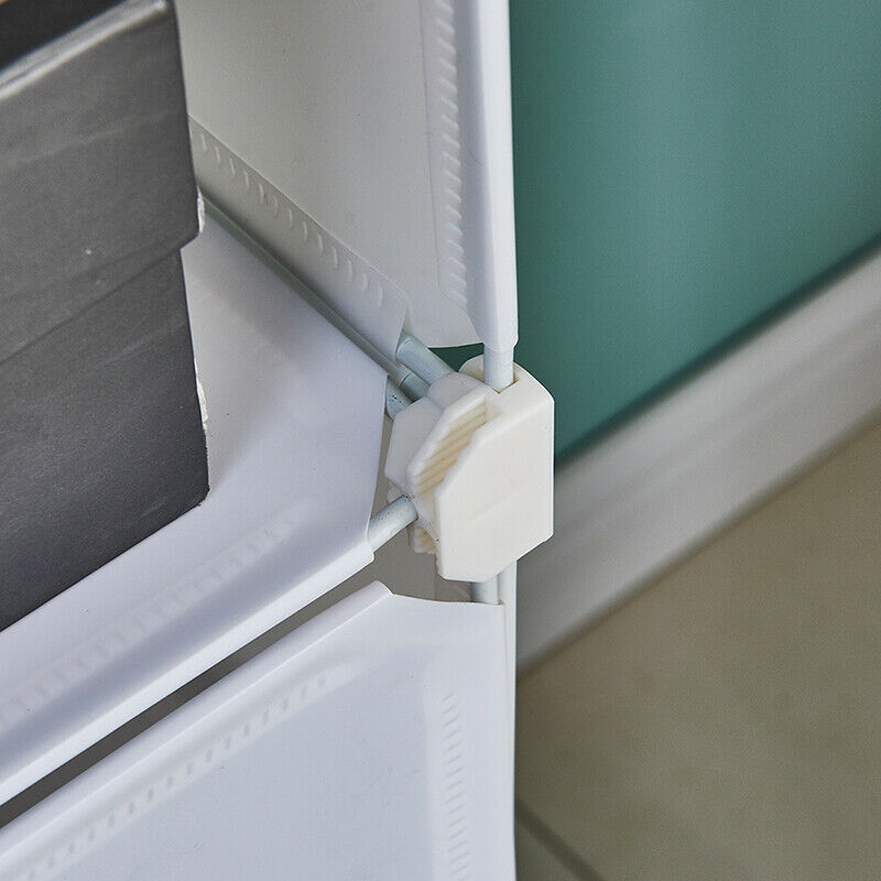 6 Tiers Shoe Rack Cube 3 doors DIY Cupboard Storage Cabinet Unit Organiser Home