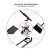 5PCS Fireplace Tools Set Cast Iron Fireside Companion Brush Shovel Poker Tong