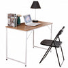 Computer Laptop Table Desk Wood Top Study Office Home Workstation Black/White
