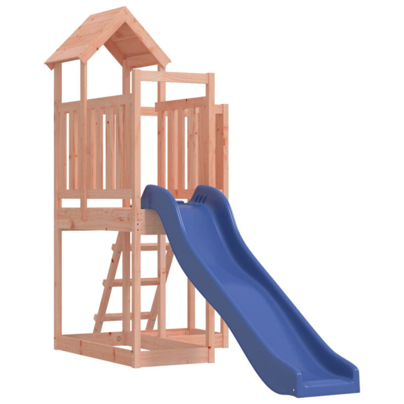 Playhouse with Slide Solid Wood A4P2