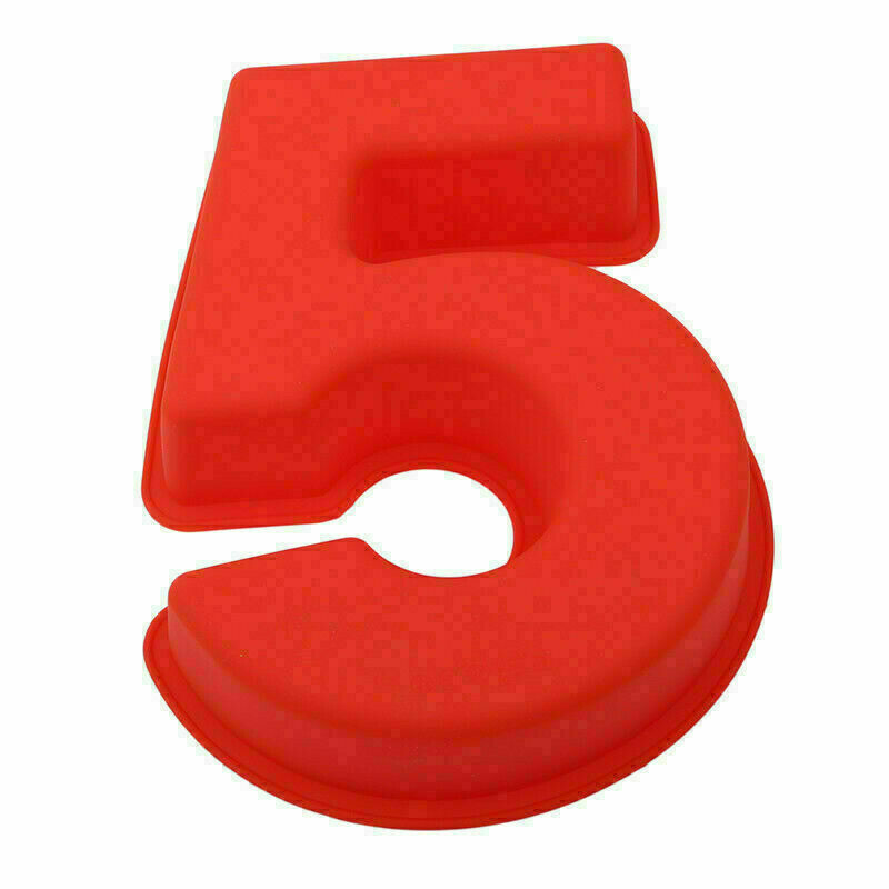 2 size Silicone Number Cake Tin Mould Birthday Anniversary 0 1 2 3 4 5 6 7 8 DIY