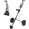 3 Wheel Golf Trolley - Manual Push / Pull Golf Cart Bag Holder Trolley (No Bag)