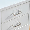 Slim 6 Drawer Metal File Cabinets Filing Cabinet for Small Space Home/Office