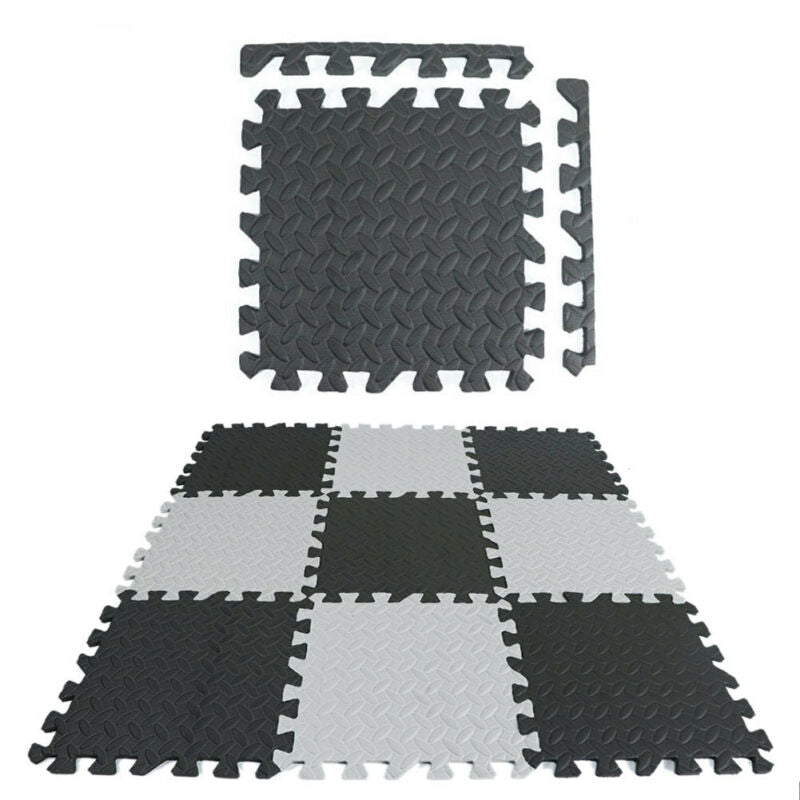 Soft EVA Foam Floor Mat Interlocking Puzzle Tile Yoga Gym Fitness Flooring Mat