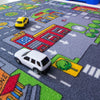 Children's Kids Rugs Town Road Map City Cars Toy Rug Play Village Mat 80 x 120cm