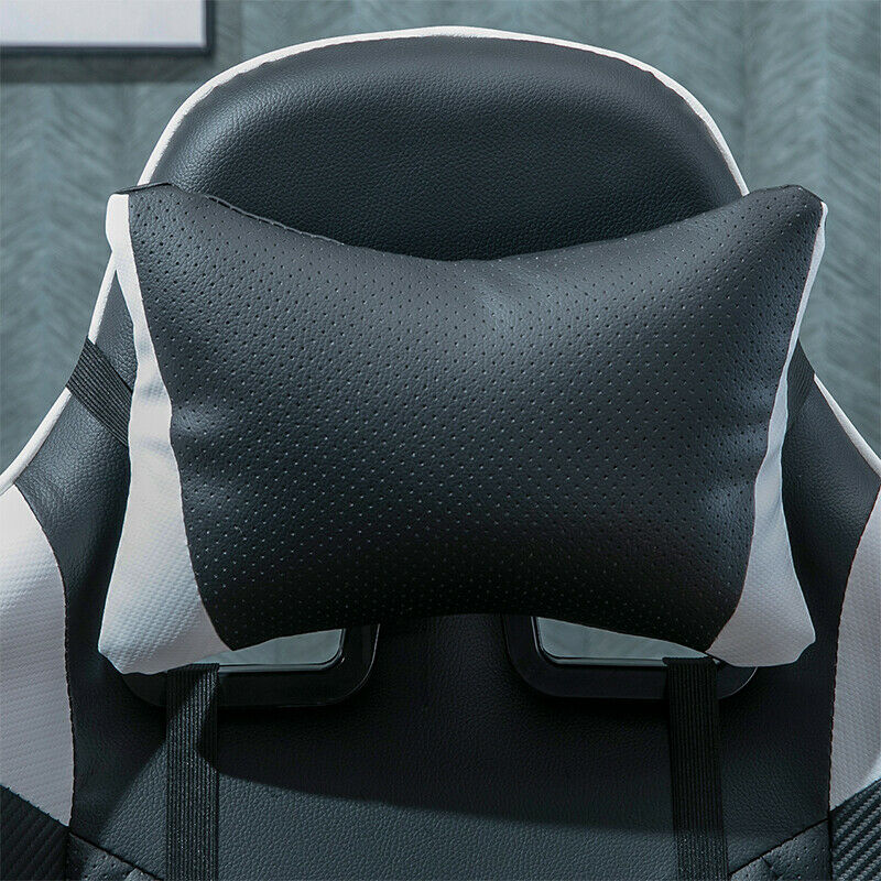 Racing Chair Gaming Chair Office Chair with Headrest Lumbar Pillow Adjustable BN