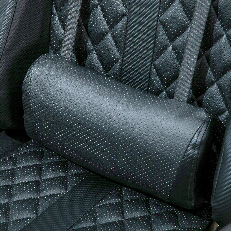Black Racing Chair Gaming Chair Office Chair Headrest Lumbar Pillow Adjustable