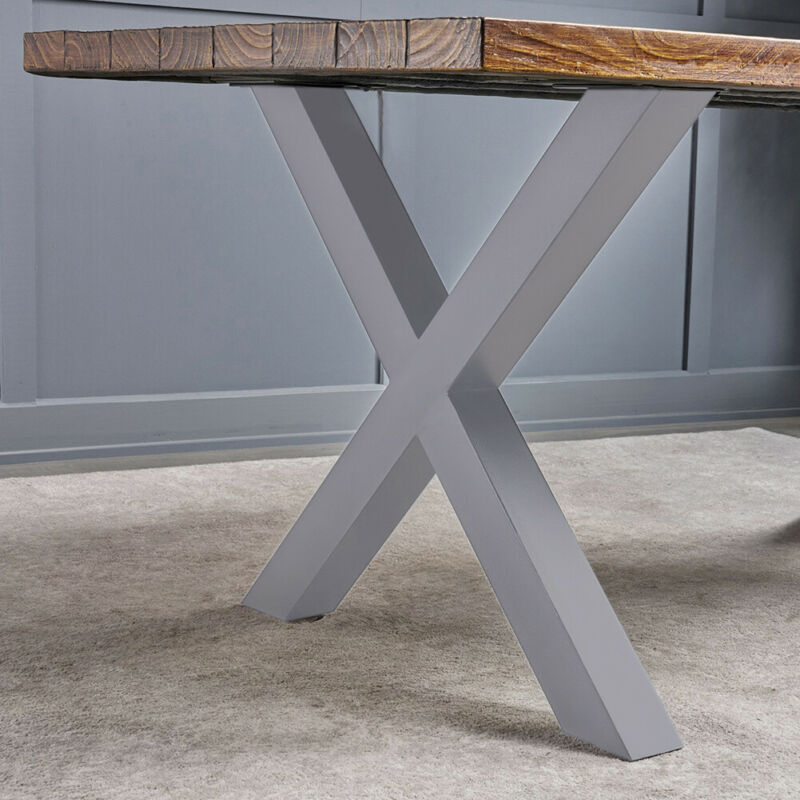 2pcs Industrial Steel Table Legs Desk Bench Feet Indoor Outdoor Furniture Legs