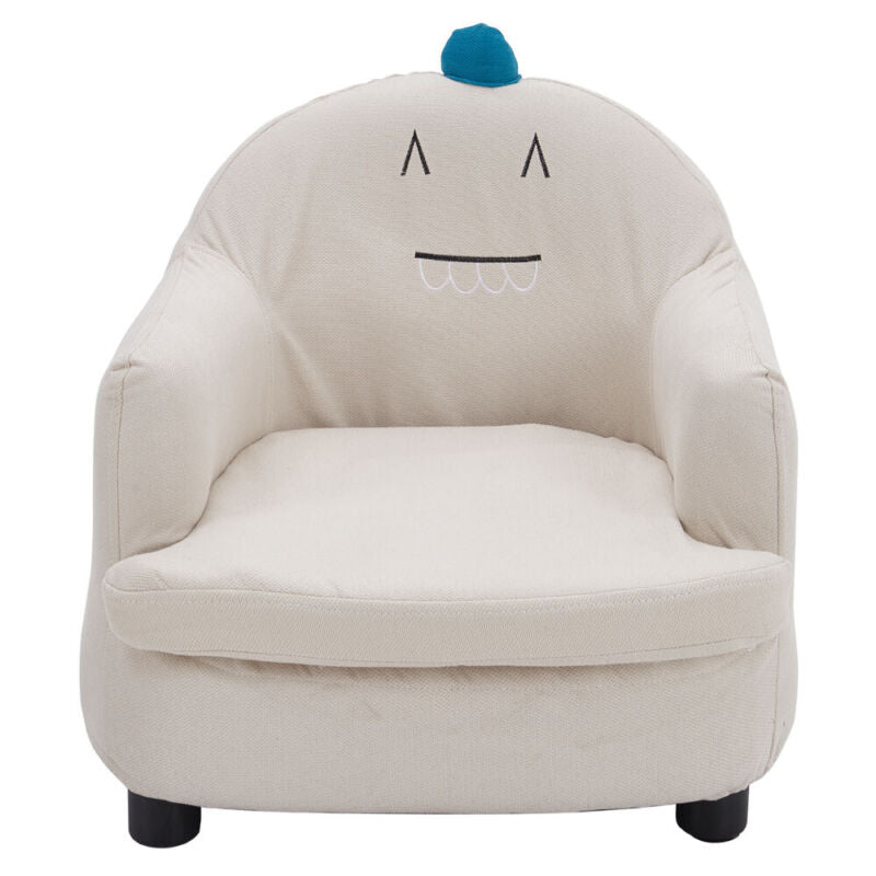 Fabric Upholstered Kids Children Chair Armchair Baby Sofa Seat Playroom Bedroom