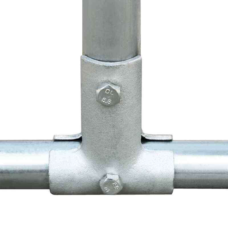 Chicken Coop 8x2x2 m Galvanised Steel I9M7