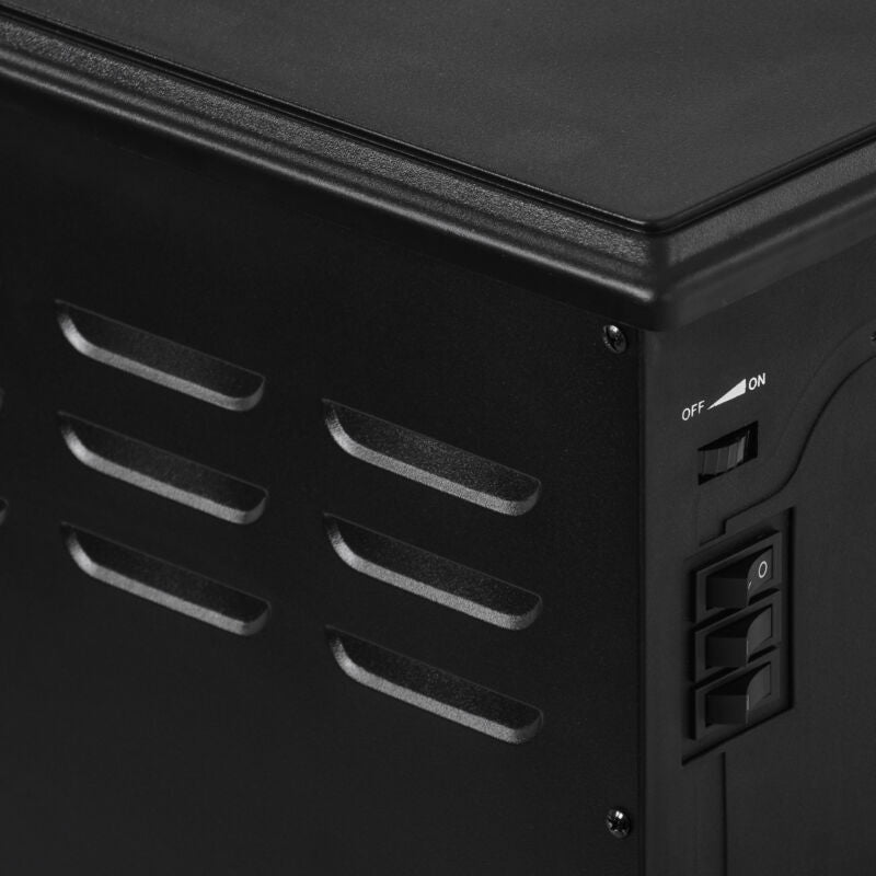 Electric Fireplace Log Burning Flame Effect Stove Fire Heater Thermal Wood 2000W