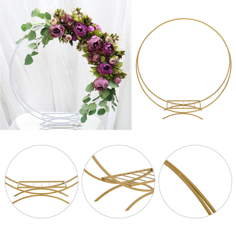 60/80cm Metal Wedding Flower Stand Pedestal Centrepiece Plinth Decor