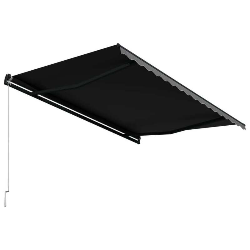 Manual Retractable Awning 400x300 Anthracite Q6H9