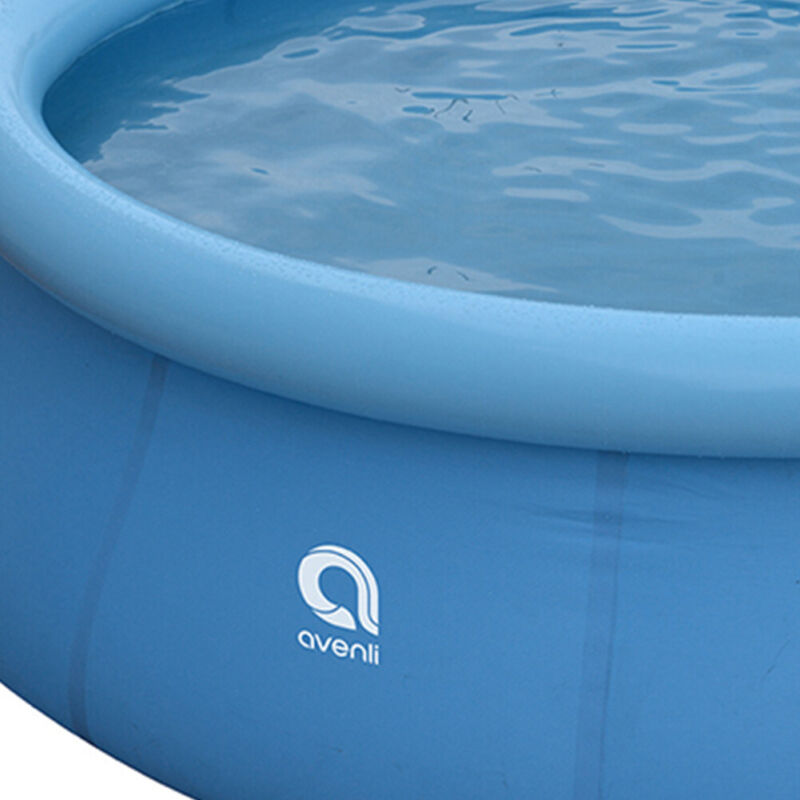 3M Large Round Summer Inflatable Swimming Pool Garden Family Kids Paddling Pools