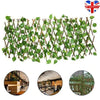 Garden Screening Expanding Trellis Fence Privacy Screen Artificial Ivy Leaves7