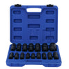 16Pcs 1/2" Drive Metric Deep Impact Socket Set 10-32mm In Case Garage Quality