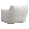 White Teddy Velvet Bean Bag Chair Lazy Sofa Armchair Floor Cushion Seat Beanbag