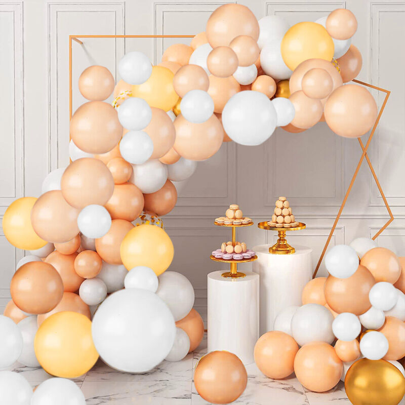 Balloon Garland Kit Nude Blush & Gold Balloon Arch / Balloon Decor