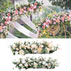 Wedding Artificial Flower Row Arch Table Background Bouquet Party Decor 100CM