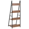 4 Tier Ladder Shelf Bookcase Display Storage Unit Free Standing Living Room