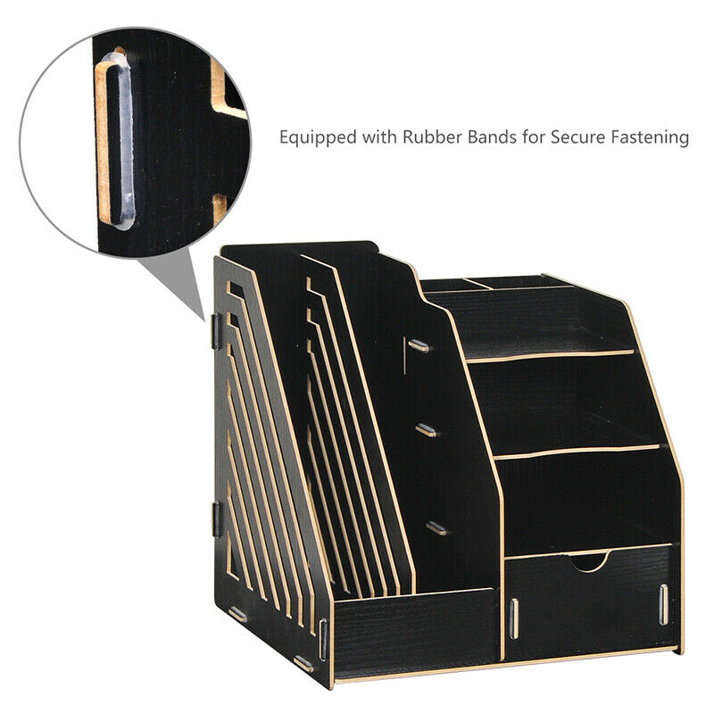 DIY Multi-Function Filing Magazine Organiser Storage Home Office Study Desktop