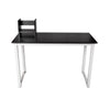 Black Computer Desk Laptop Table Office Desk with Bookcase Home Office Study BN