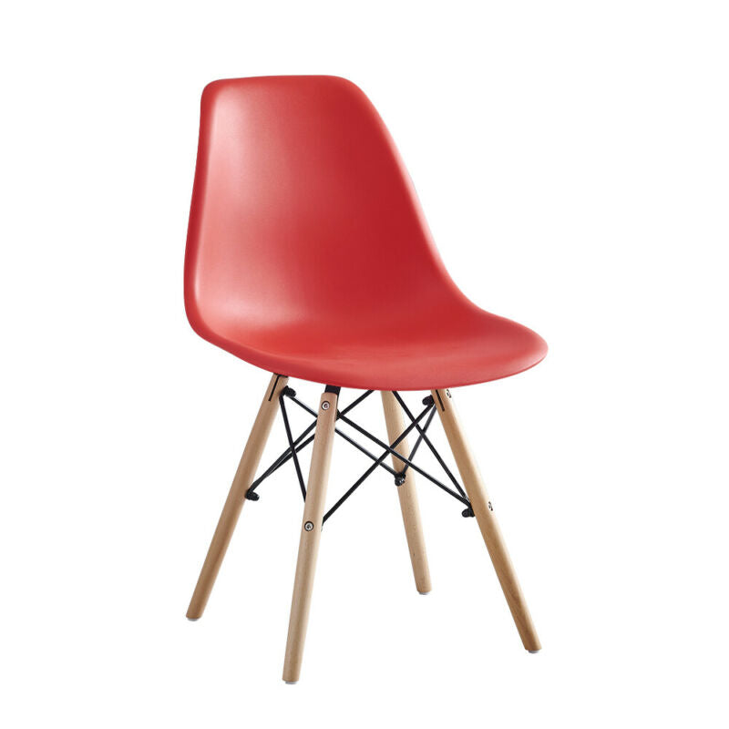 Set of 4 Eiffel Chairs Lounge Chairs Dining Chairs Plastic Home Kitchen Office